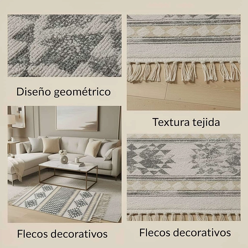 SET DE 2 BAJADAS DE CAMAS DECORATIVAS 60X90CM 07 - 3