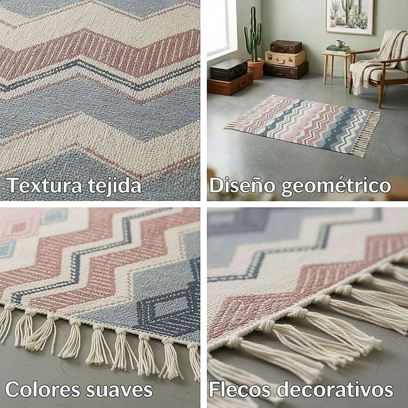 SET DE 2 BAJADAS DE CAMAS DECORATIVAS 60X90CM 05 - 3