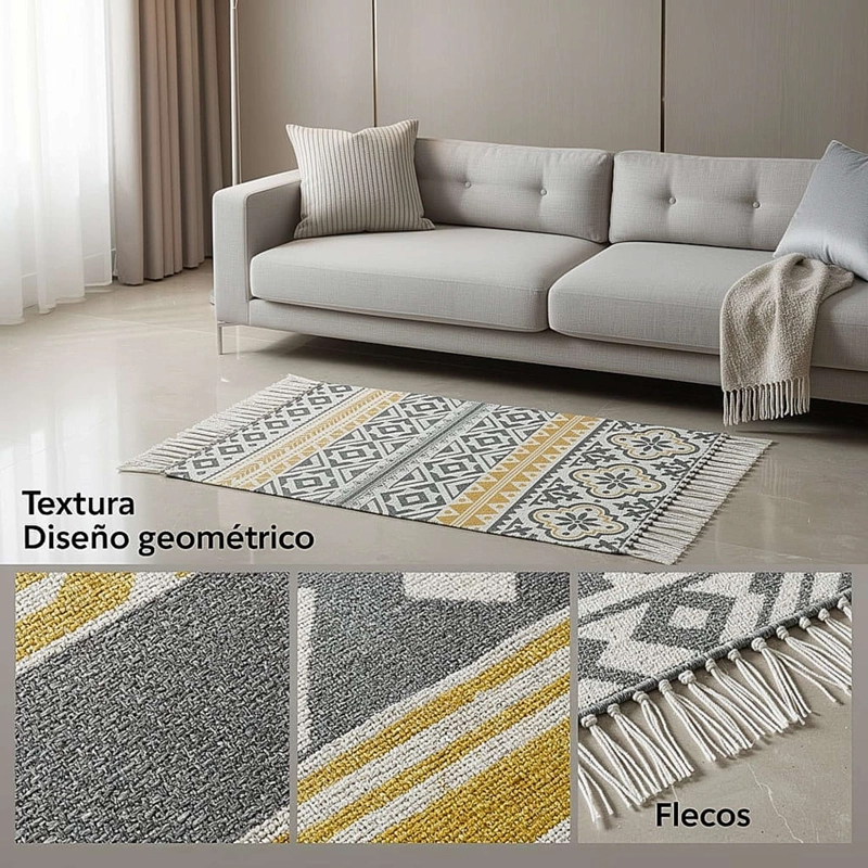 SET DE 2 BAJADAS DE CAMAS DECORATIVAS 60X90CM 06 - 2