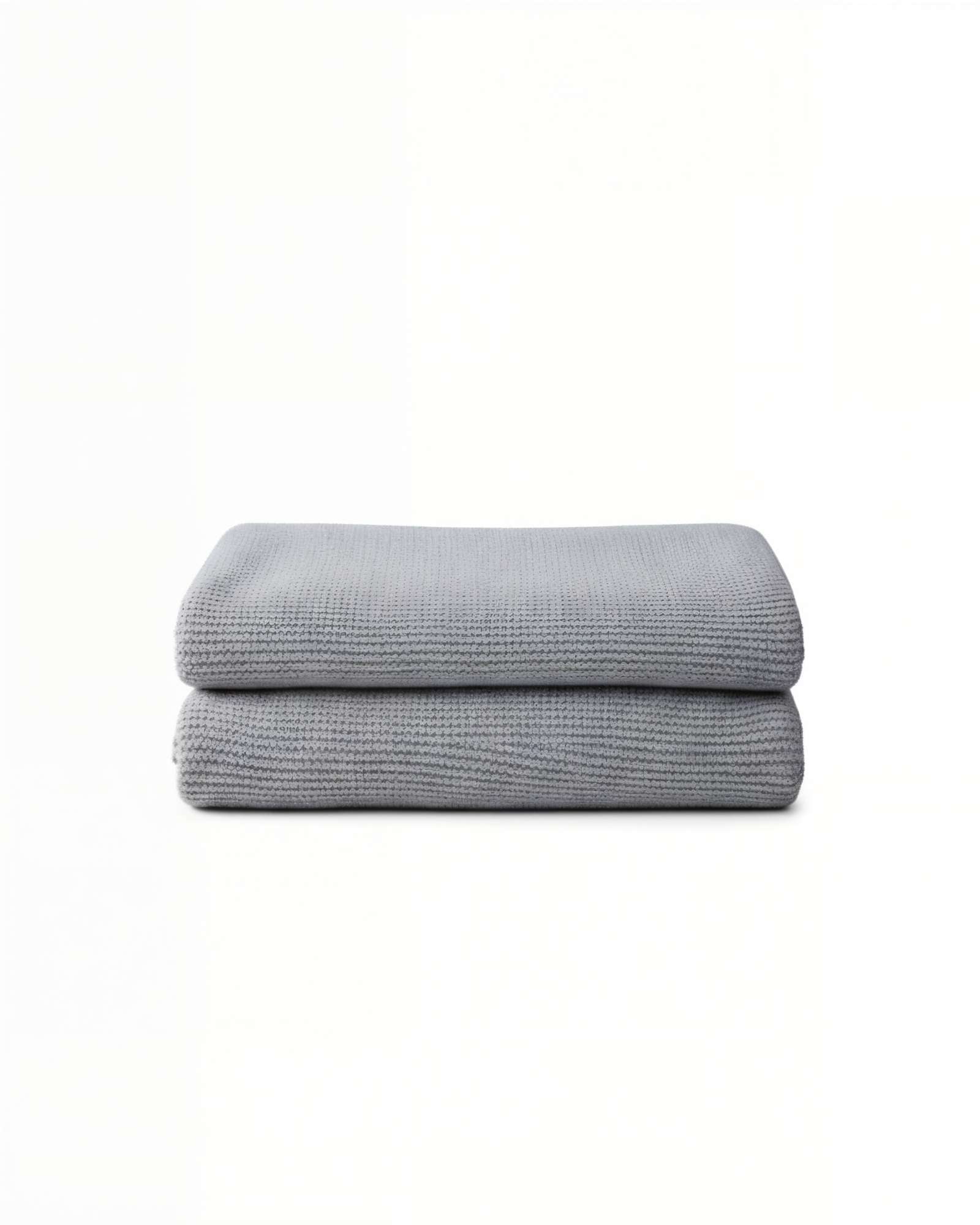 MANTA CON FLECOS DE SOGA TRENZADOS CHENILLE COLOR GRIS - 2