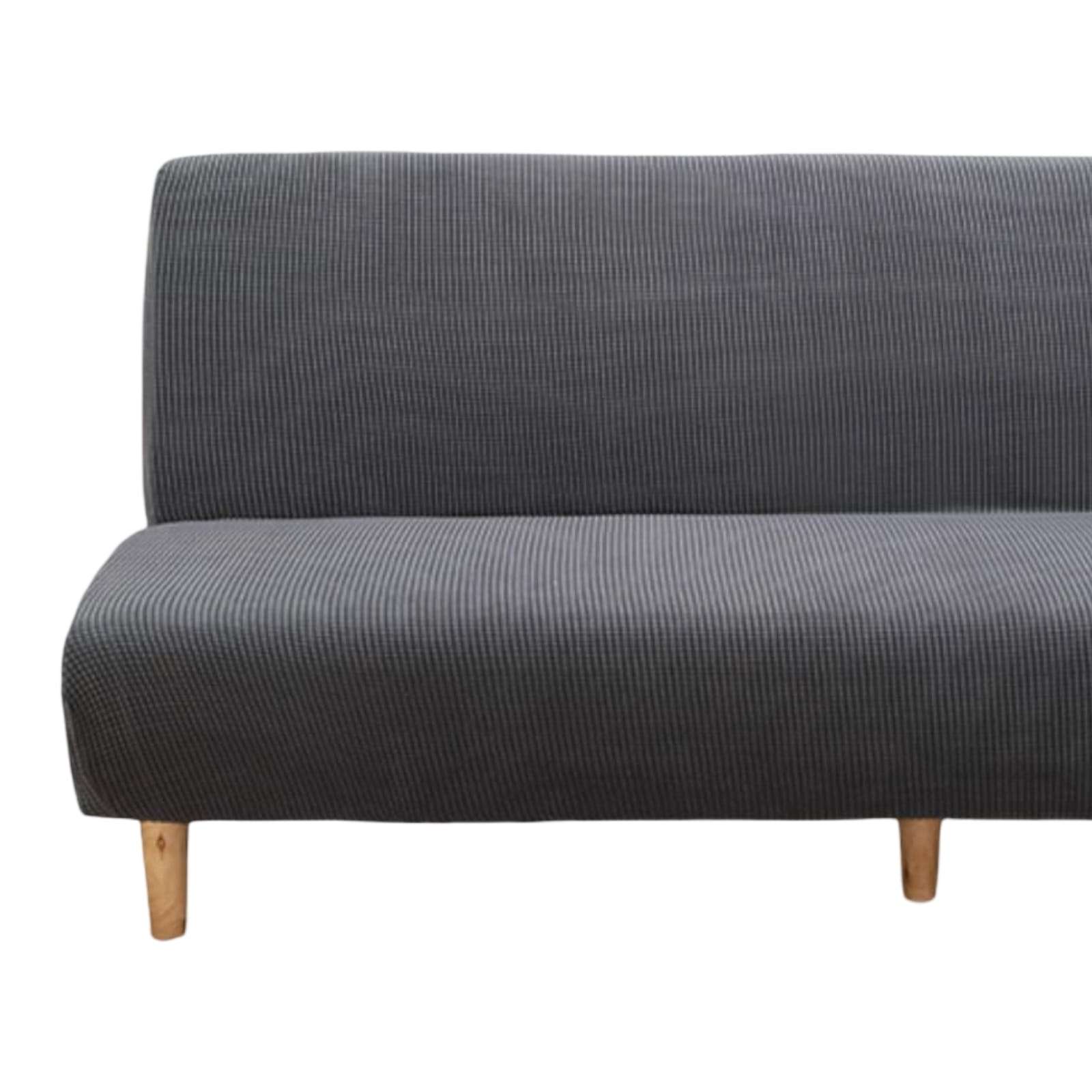 FUNDA DE FUTON CUADRILLE COLOR GRIS - 2