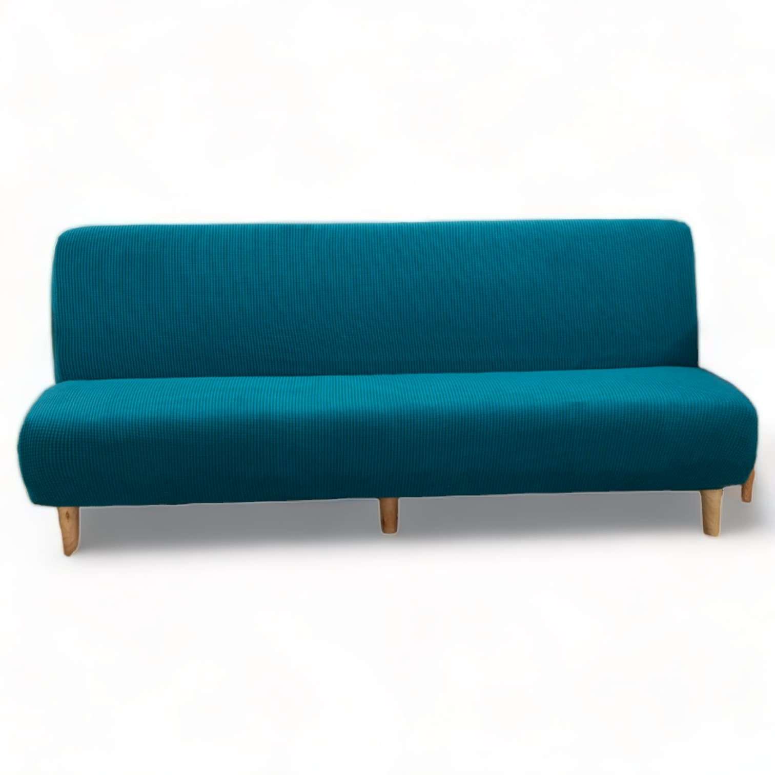 FUNDA DE FUTON CUADRILLE COLOR TURQUESA - 1