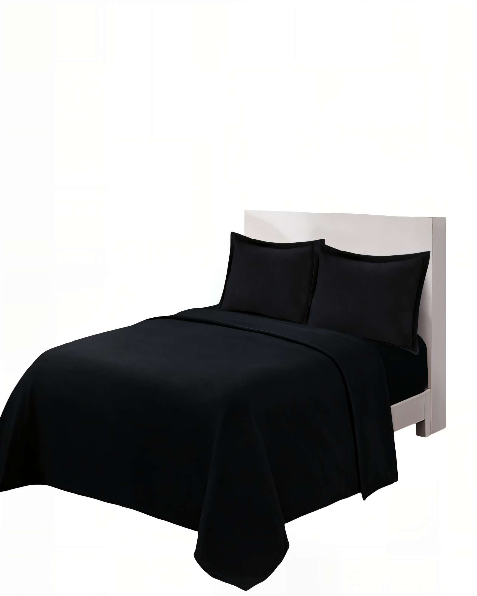 SABANA PREMIUM POLAR  2 PLAZAS  COLOR NEGRO - 2