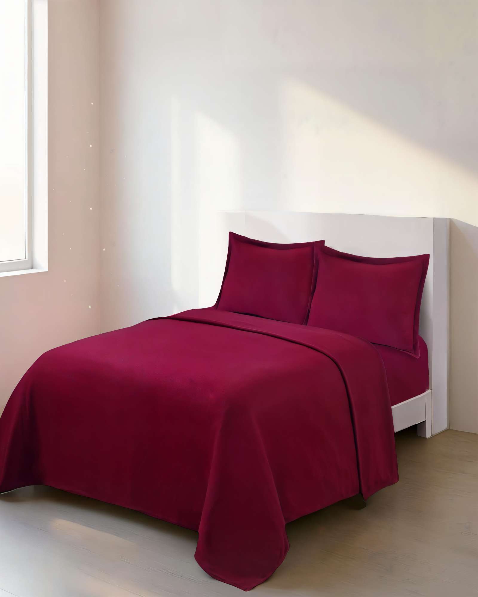 SABANA PREMIUM POLAR  KING  COLOR BURDEO - 4