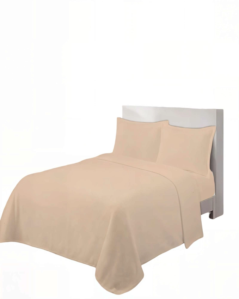 SABANA PREMIUM POLAR  PLAZA Y MEDIA  COLOR BEIGE - 2
