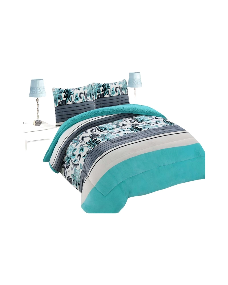 COBERTOR SHERPA 2 PLAZAS 230X250CM MULTICOLOR B25 - 1