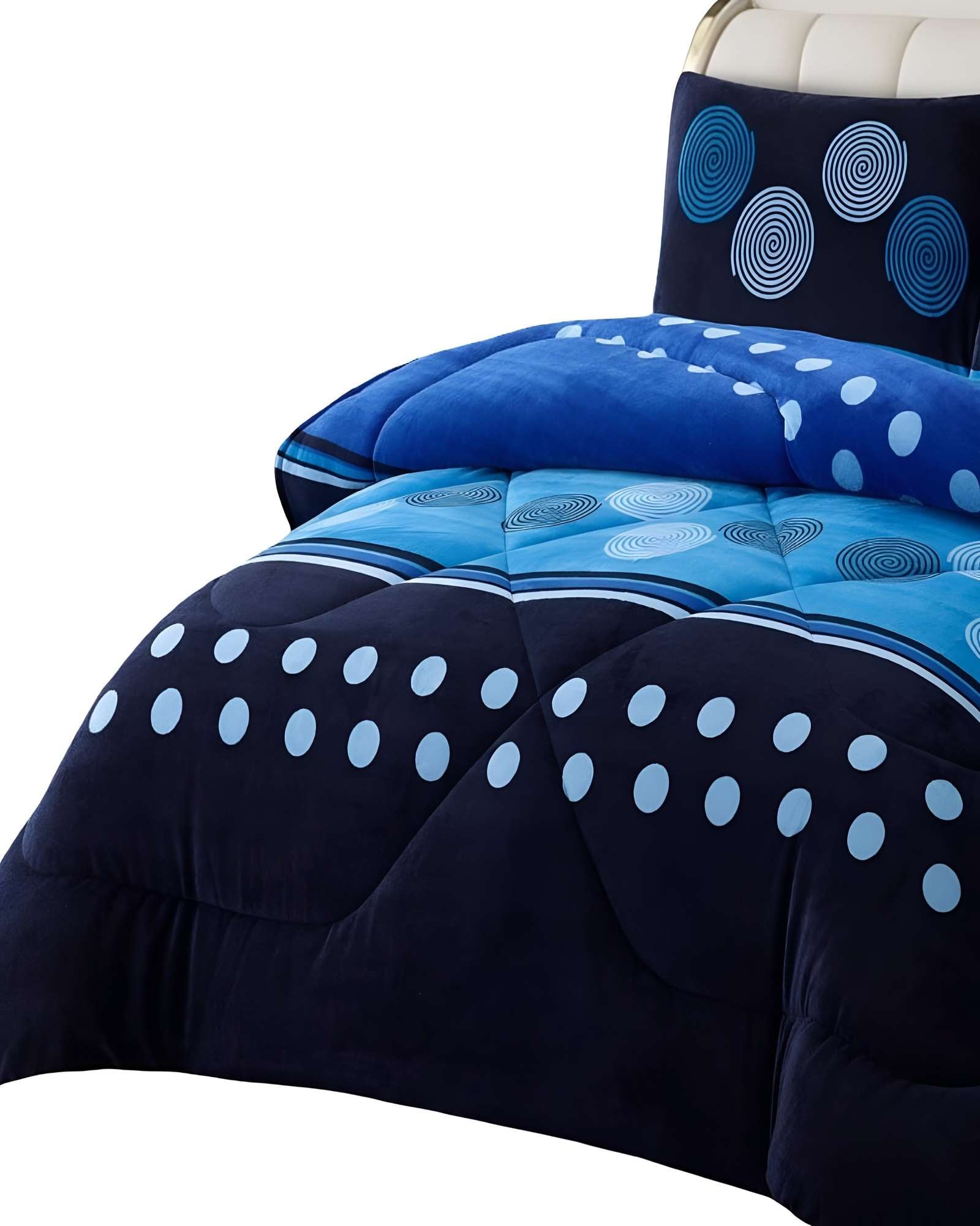 COBERTOR CON CHIPORRO PLUSH 2 PLAZAS 230X250CM AZUL C14 - 2