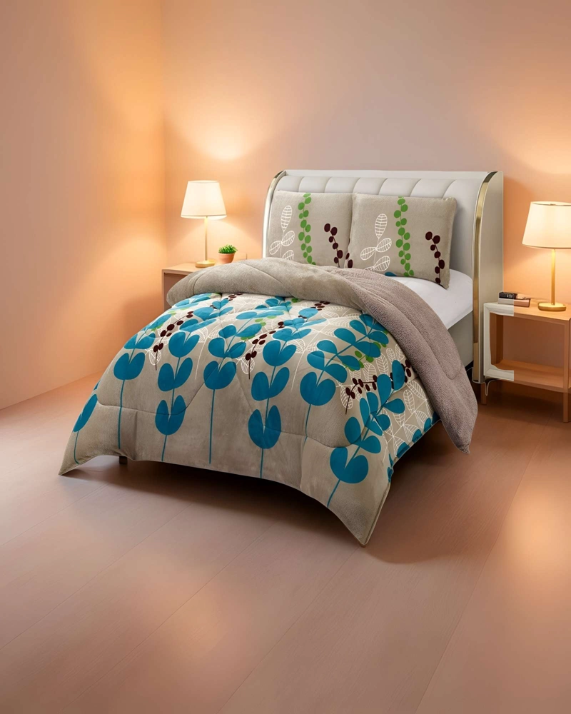 COBERTOR CON CHIPORRO PLUSH 2 PLAZAS 230X250CM BEIGE C11 - 3