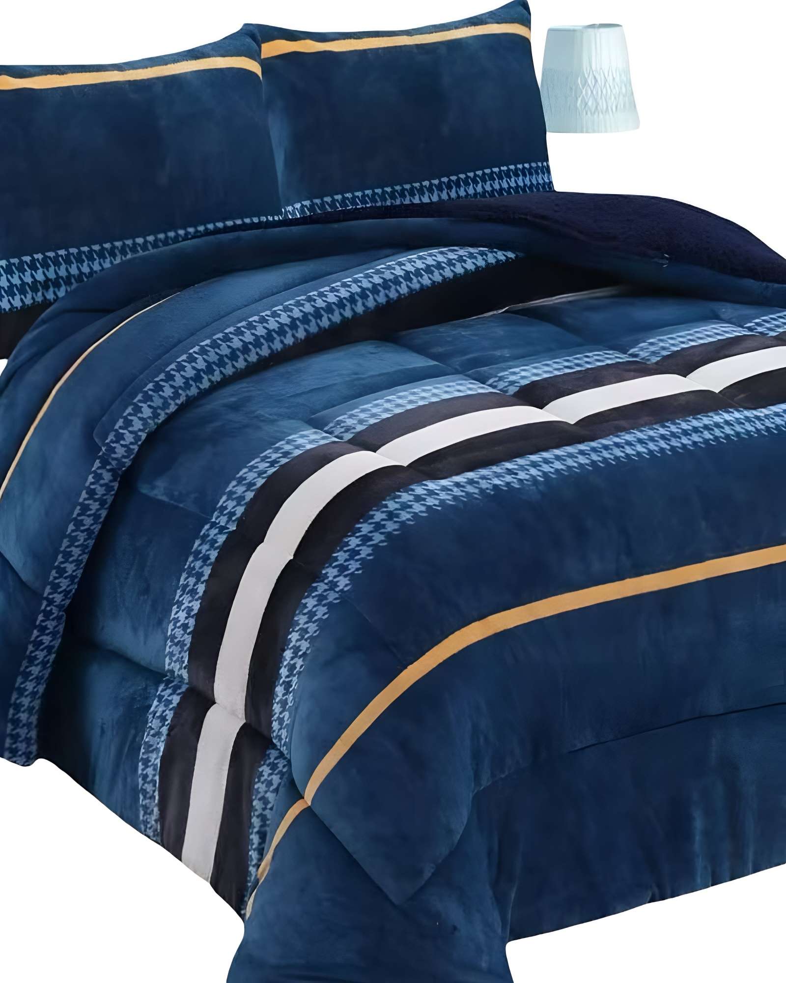 COBERTOR SHERPA 2 PLAZAS 230X250CM AZUL M B11 - 2