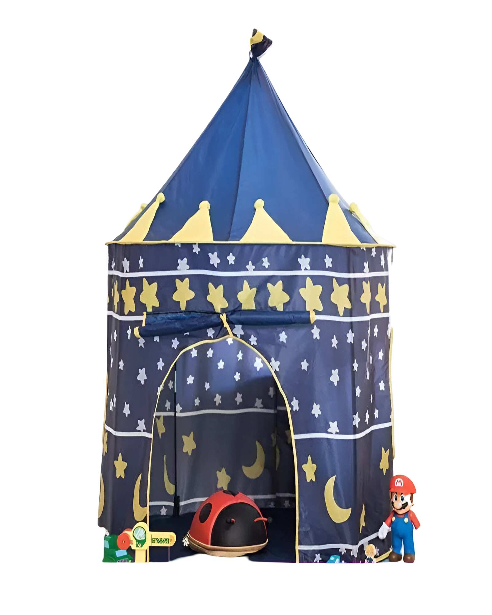 CARPA CON FORMA DE TORRE PARA NIÑO AZUL - 1