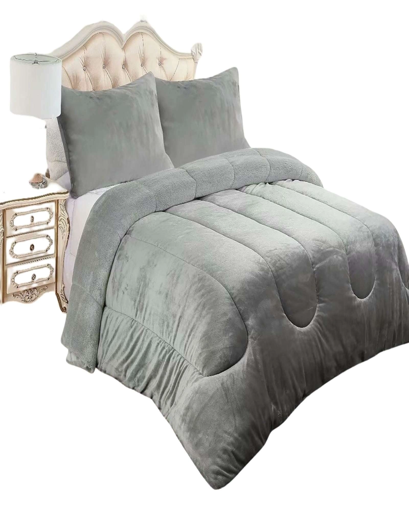 PLUMON CON SHERPA DE INVIERNO KING 250X270CM - 1