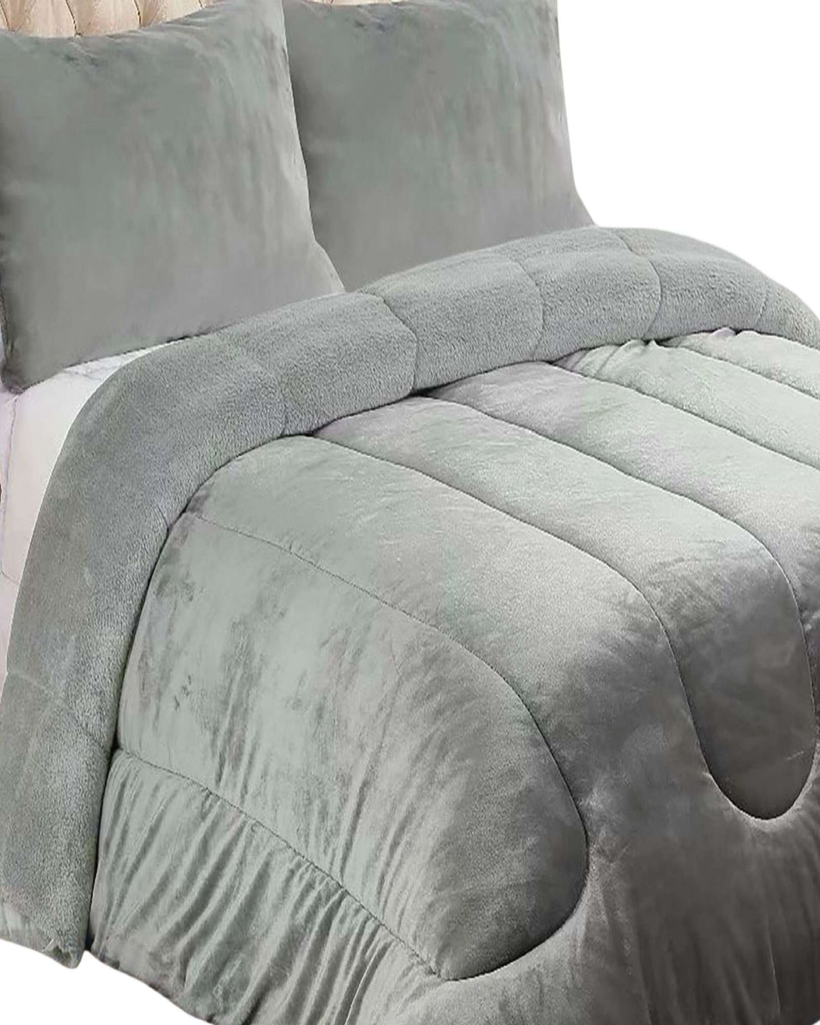 PLUMON CON SHERPA DE INVIERNO KING 250X270CM - 2