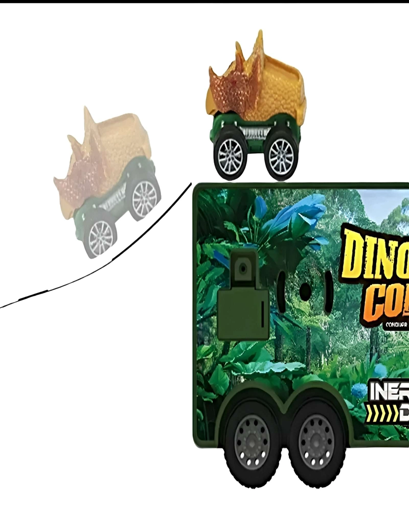GRAN CAMION TRICERATOPS TRANSPORTADOR DE DINOSAURIOS - 4