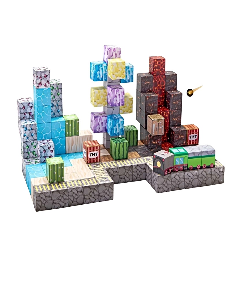 CUBO MAGNE TICO DE CONSTRUCCION 3D 125 PIEZAS - 1