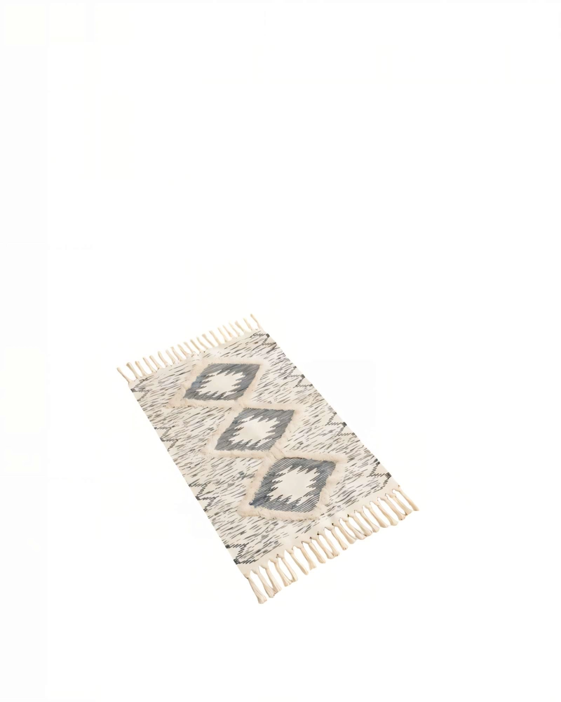 ALFOMBRA BAJADAS DE CAMA 60CMX90CM  BOHO DECORATIVAS 4 - 2