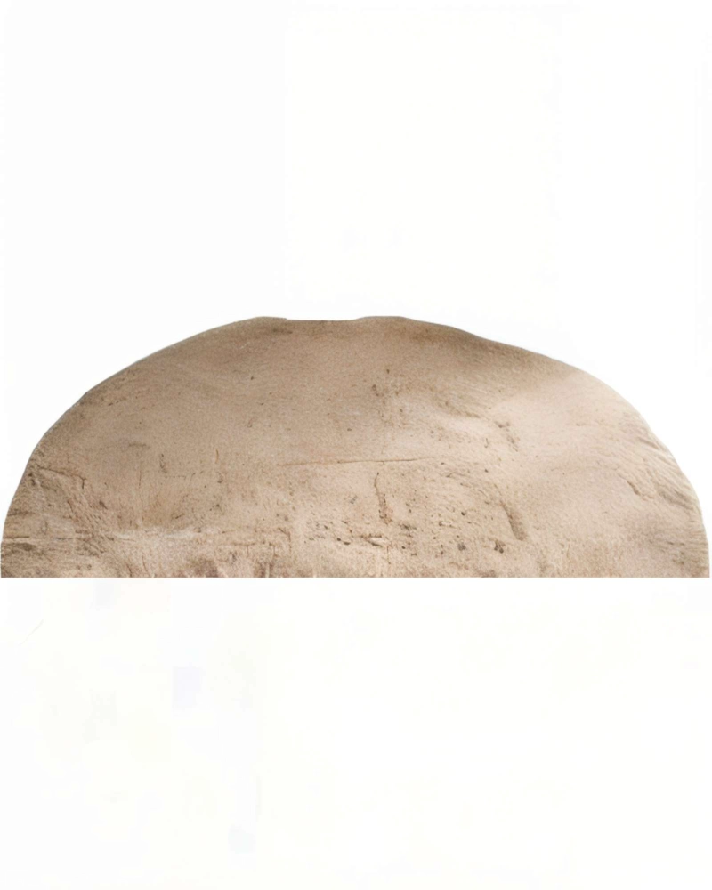 ALFOMBRA REDONDA DE TEXTURA PREMIUM  150CM X 150CM DECORATIVA COLOR BEIGE - 2