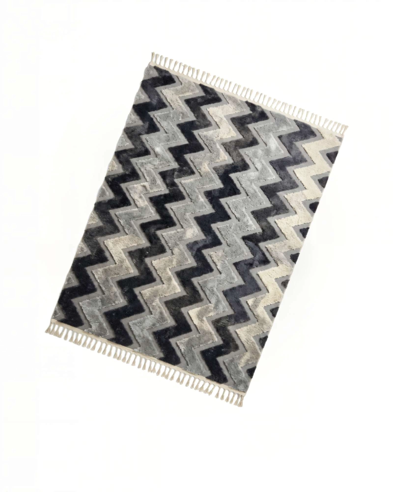 ALFOMBRA 180 X 200 JACQUARD DECORATIVA BICOLOR 8 - 1