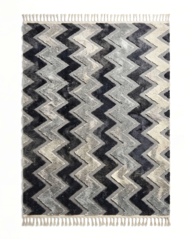 ALFOMBRA 180 X 200 JACQUARD DECORATIVA BICOLOR 8 - 2