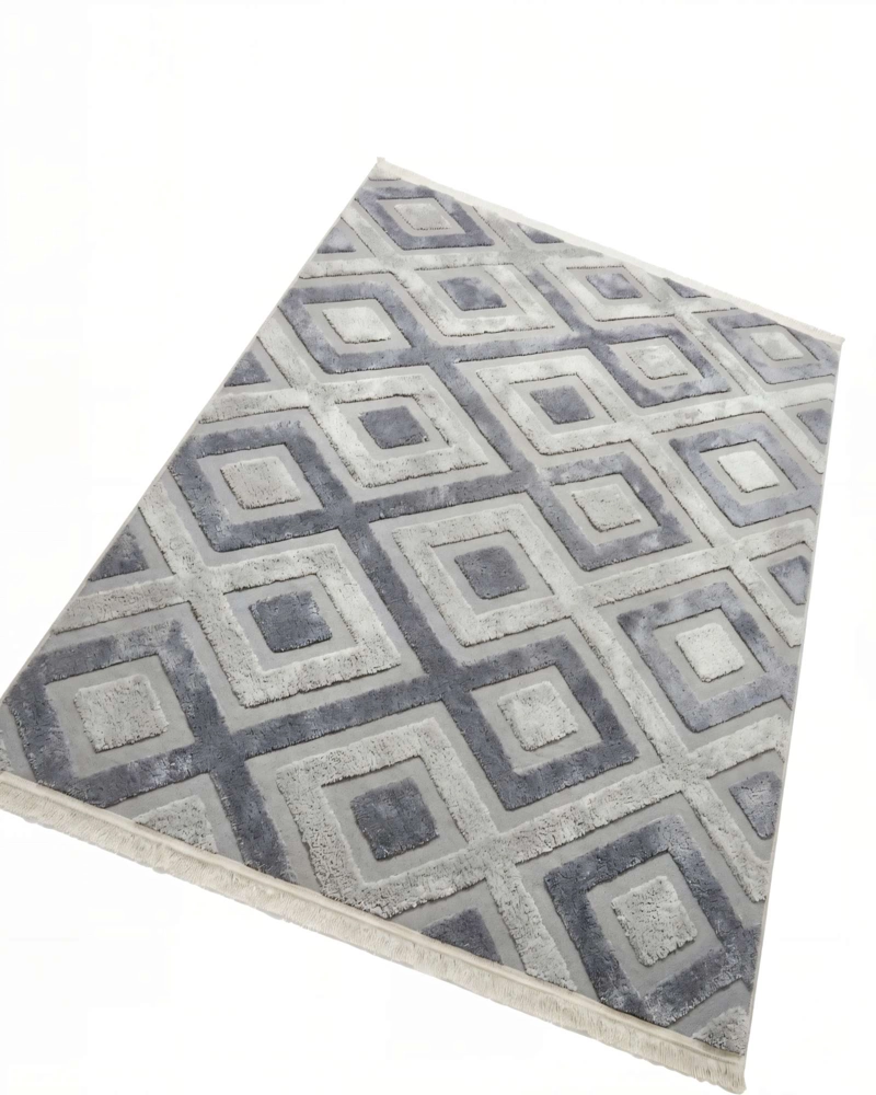 ALFOMBRA 150 X 200 JACQUARD DECORATIVA BICOLOR 3 - 2