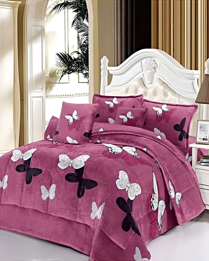 SET COBERTOR DE INVIERNO PLUSH 1.5 PLAZA 180X200CM P09 - 3