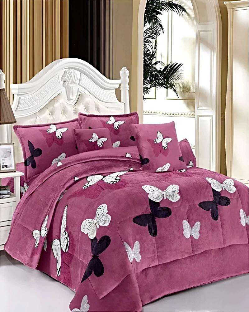 SET COBERTOR DE INVIERNO PLUSH 1.5 PLAZA 180X200CM P09 - 4