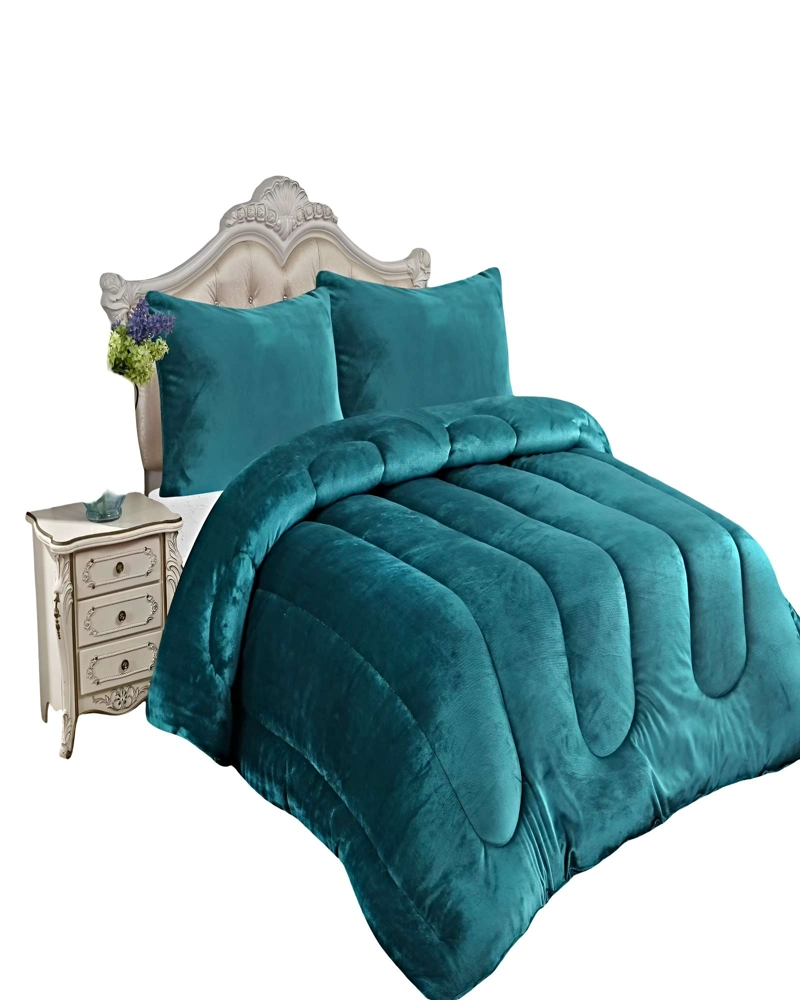 SET COBERTOR DE INVIERNO PLUSH 2 PLAZAS 230X250CM P11 - 1