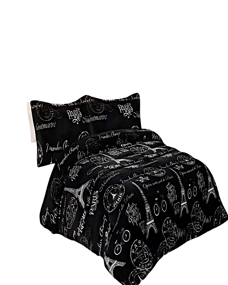 SET COBERTOR DE INVIERNO PLUSH 2 PLAZAS 230X250CM P1 - 1