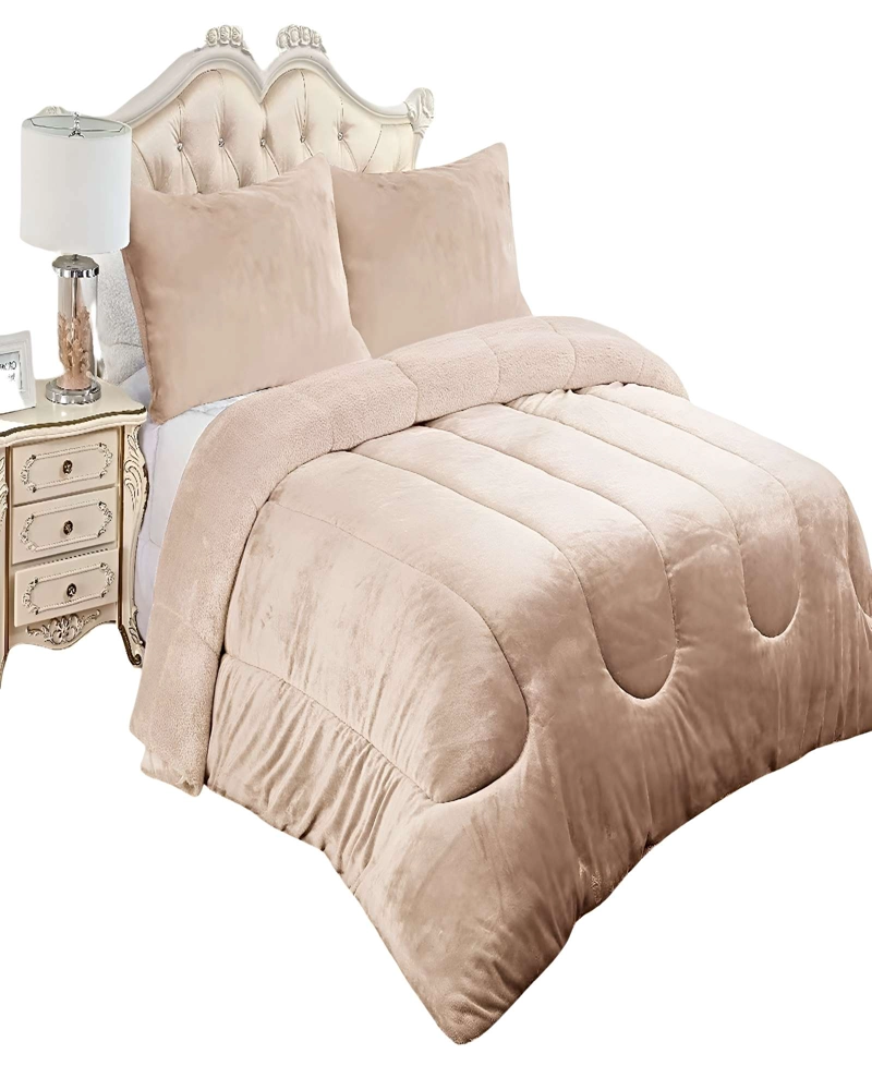 SET COBERTOR DE INVIERNO PLUSH 2 PLAZAS 230X250CM P14 - 1