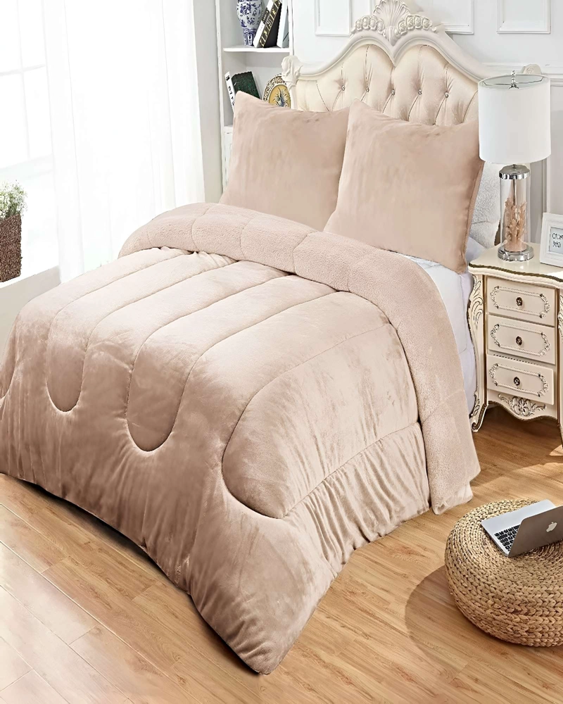 SET COBERTOR DE INVIERNO PLUSH KING 250X270CM P7 - 4