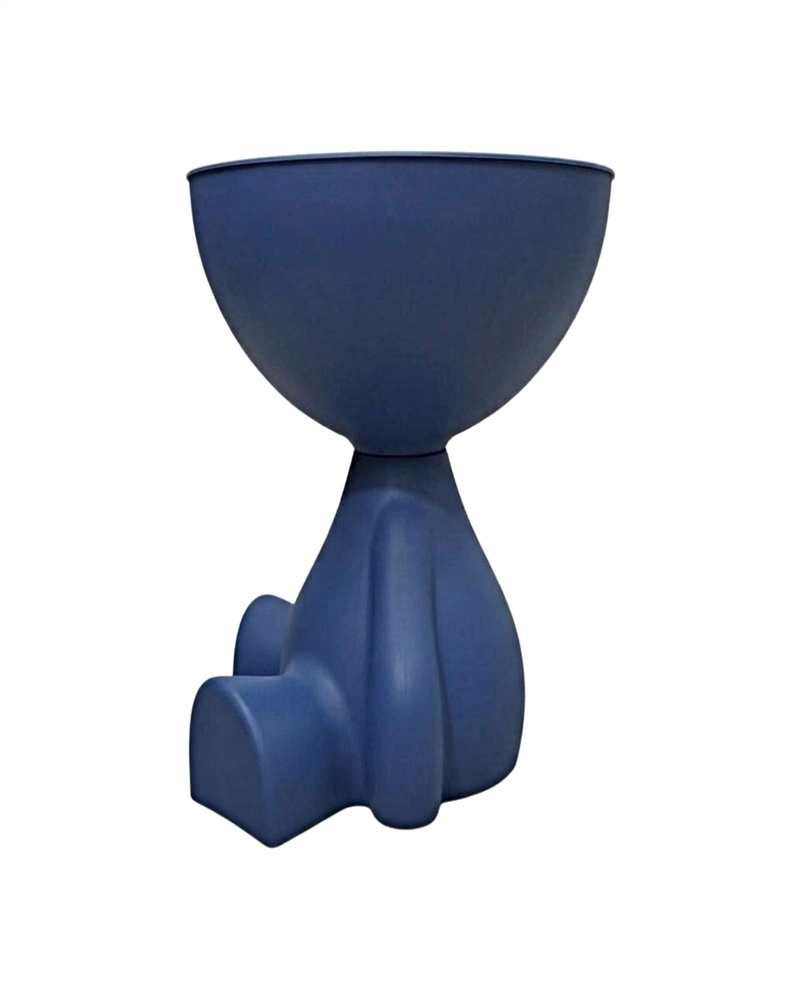 MESA DE ARRIMO MULTIFUNCIONAL CON COMPARTIMENTO ORGANIZADOR INTEGRADO AZUL - 2