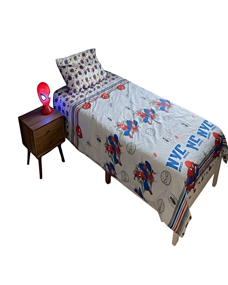 SET DE SABANA INFANTIL POLIESTER PLAZA Y MEDIA 165 X 240 CM MULTICOLOR - 1