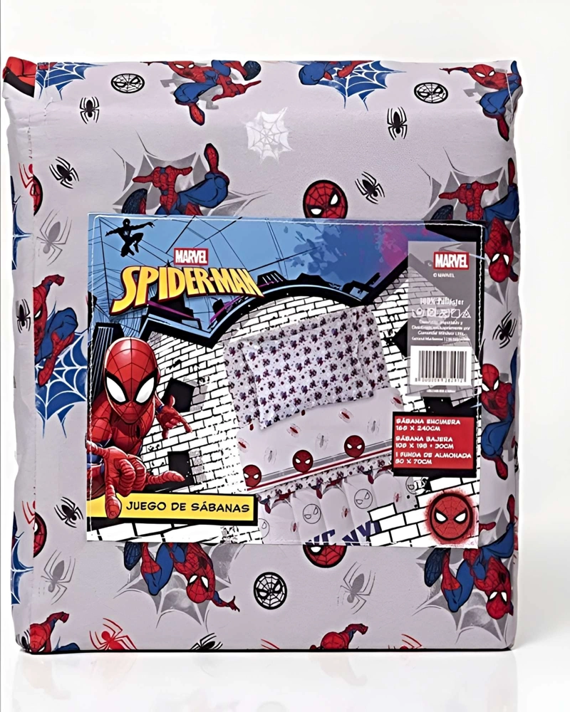 SET DE SABANA INFANTIL POLIESTER PLAZA Y MEDIA 165 X 240 CM MULTICOLOR - 4