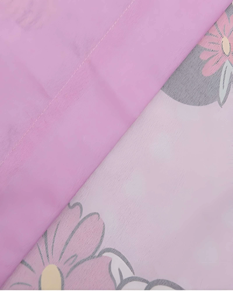 SET DE SABANA INFANTIL POLIESTER PLAZA Y MEDIA 165 X 240 CM ROSA2 - 3