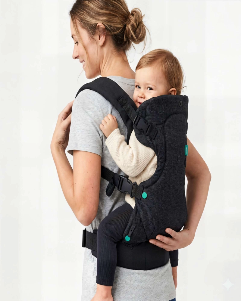 CARGADOR DE BEBE  ERGONOMICO 4 EN 1 COLOR NEGRO - 3