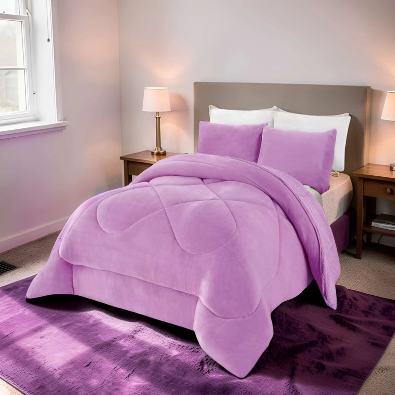 PLUMON PREMIUM 2 PLAZA 230CM X 250CM COLOR MORADO - 2