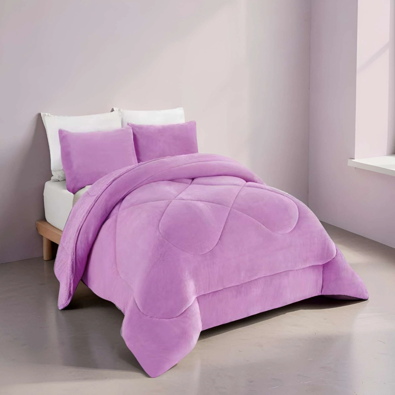PLUMON PREMIUM 2 PLAZA 230CM X 250CM COLOR MORADO - 3