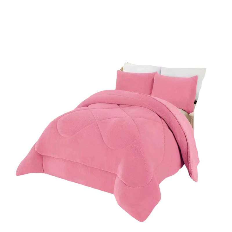 PLUMON PREMIUM 2 PLAZA 230CM X 250CM COLOR ROSADO - 4