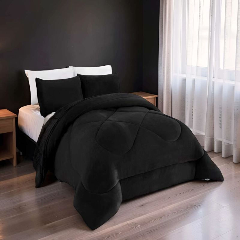 PLUMON PREMIUM 2 PLAZA 230CM X 250CM COLOR NEGRO - 3