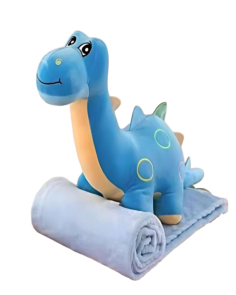 MANTA PELUCHE TE RMICA 2-EN-1  DE 1 PLAZA CELESTE1 - 1