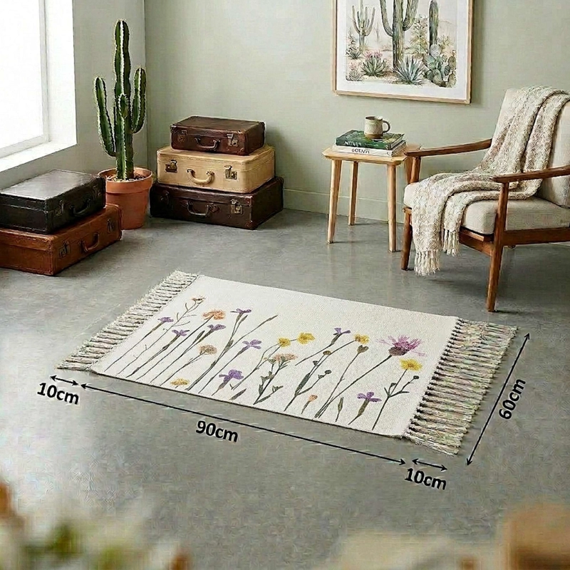 SET DE 2 BAJADAS DE CAMAS DECORATIVAS 60X90CM 13 - 4