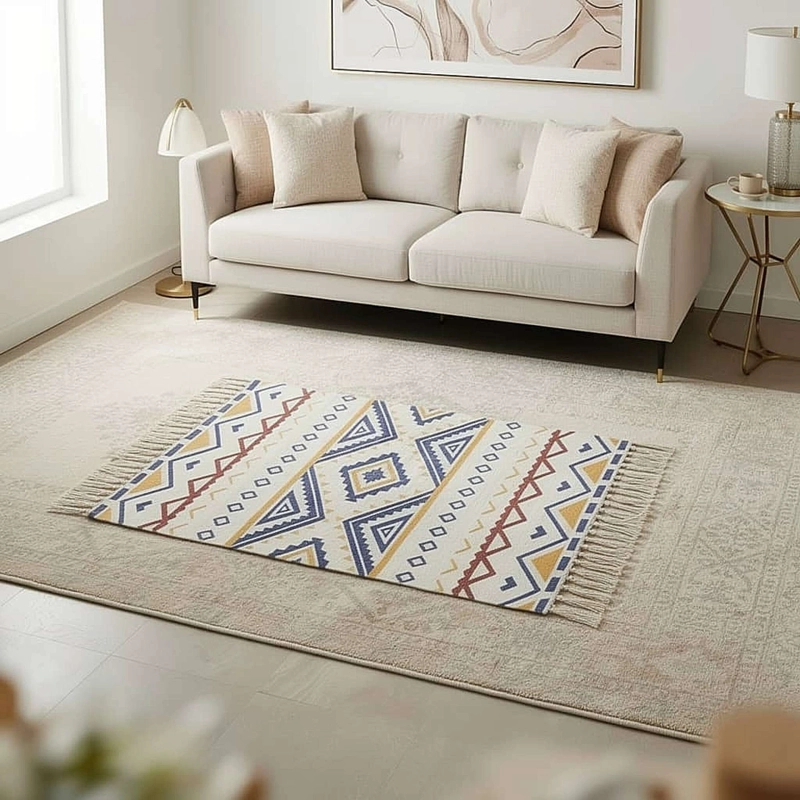 SET DE 2 BAJADAS DE CAMAS DECORATIVAS 60X90CM 10 - 1