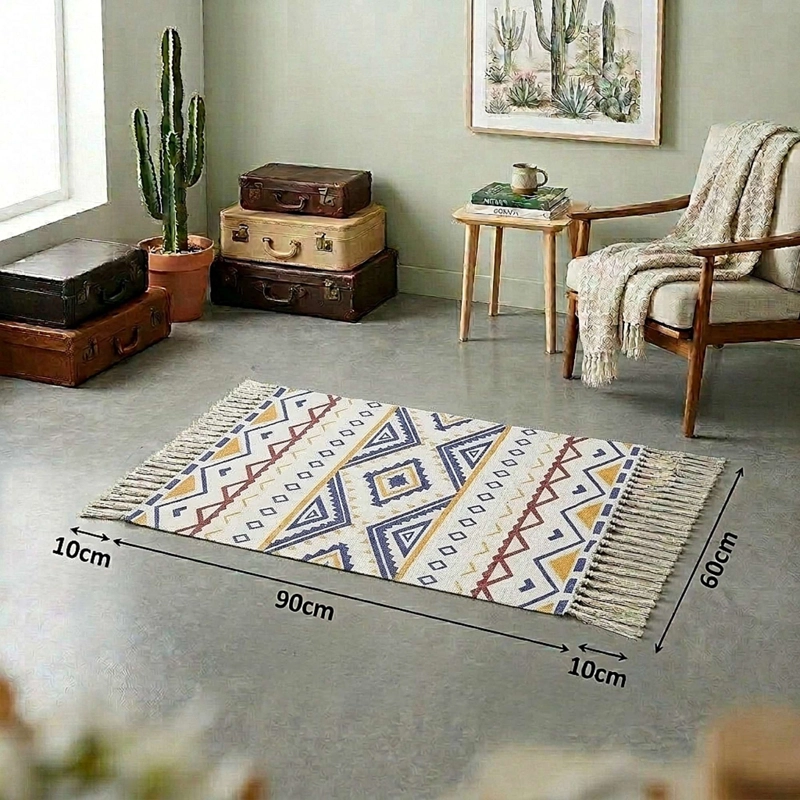 SET DE 2 BAJADAS DE CAMAS DECORATIVAS 60X90CM 10 - 4