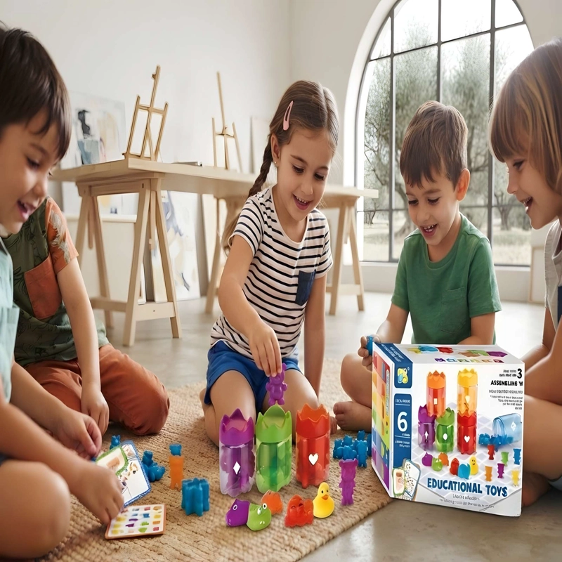 JUEGO PARA NIÑOS DIDACTICO CLASIFICACION DE COLORES DE 98 PIEZAS - 2