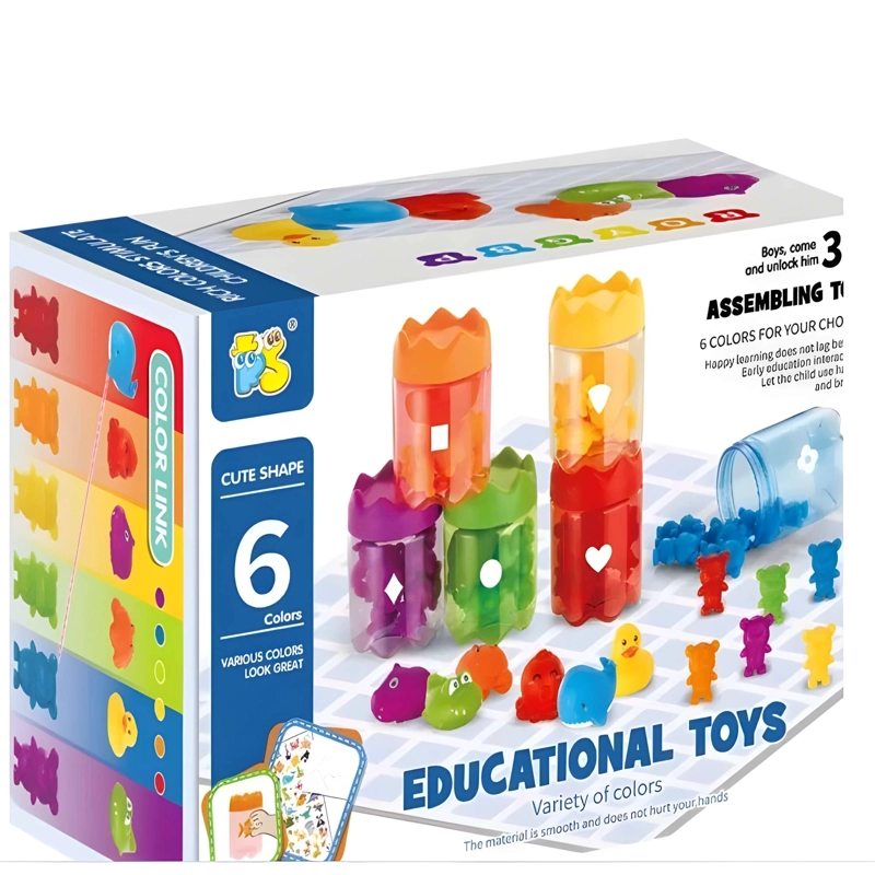 JUEGO PARA NIÑOS DIDACTICO CLASIFICACION DE COLORES DE 98 PIEZAS - 4
