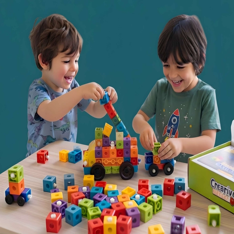 BLOQUES PARA NIÑOS DE CONSTRUCCION DE 120 PIEZAS - 1