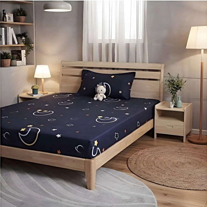 SET DE SABANA INFANTIL 1.5 PLAZA P5 AZUL MARINO - 3