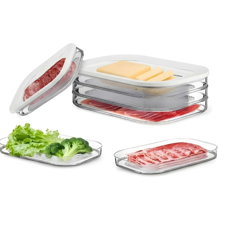 CONTENEDOR APILABLE 3NIVELES TRANSPARENTE - 4