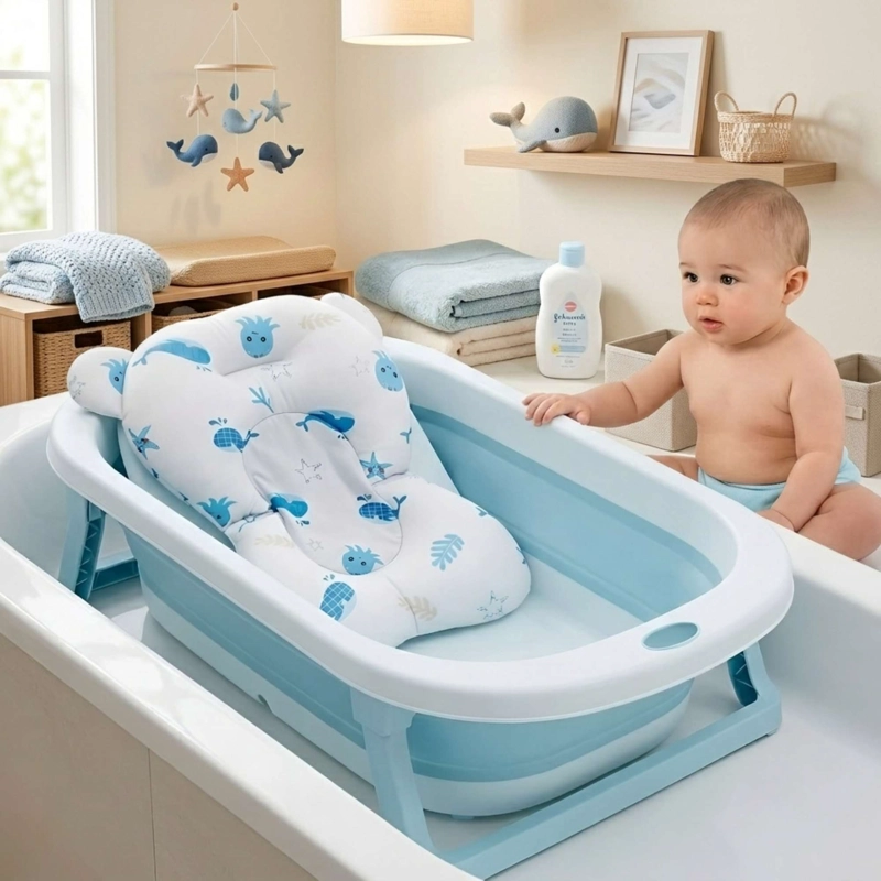 COJIN DE BAÑERA CON DISEÑO DE PULPOS - 1
