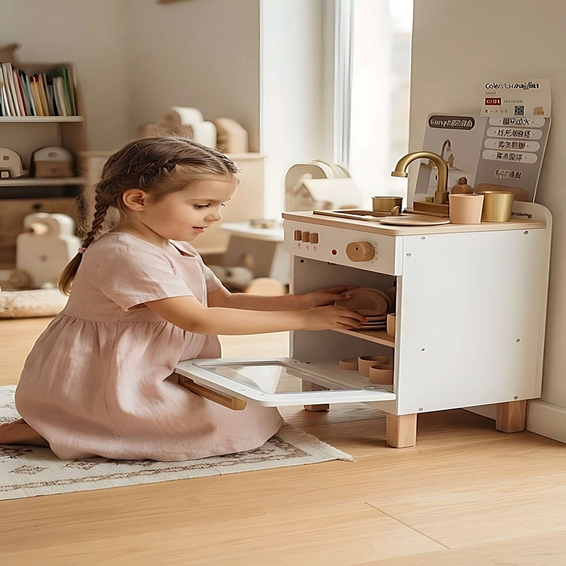 COCINA LAVAVAJILLAS DE MADERA CON ESTILO - 1