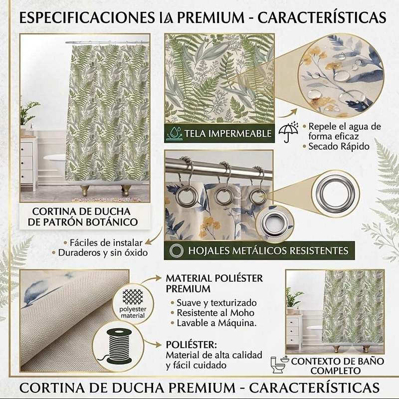 CORTINA DE BAÑO + FORRO A4 - 4